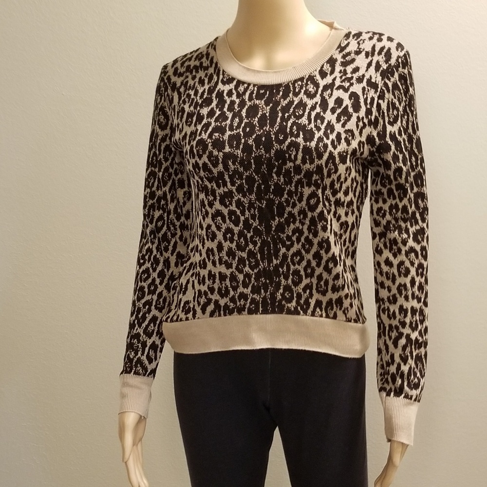 Cheetah Print Sweater